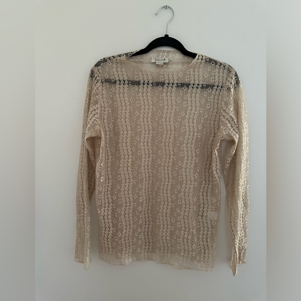 Molly Bracken Sheer Top size M/L
